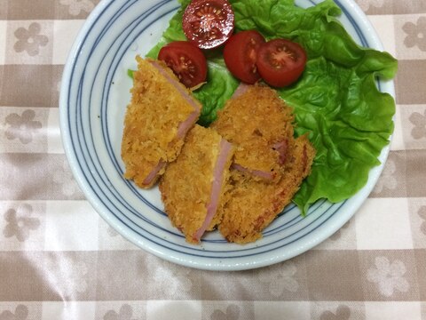 フライパンで作るハムカツ レシピ 作り方 By Miyan 楽天レシピ